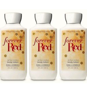 3 Full size NEW Forever Red
